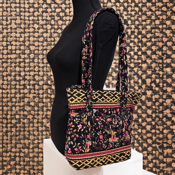 Vintage Vera Bradley Original Villager Small Shoulder Bag Zip Tote in Ming 2001 - Picture 1 of 16